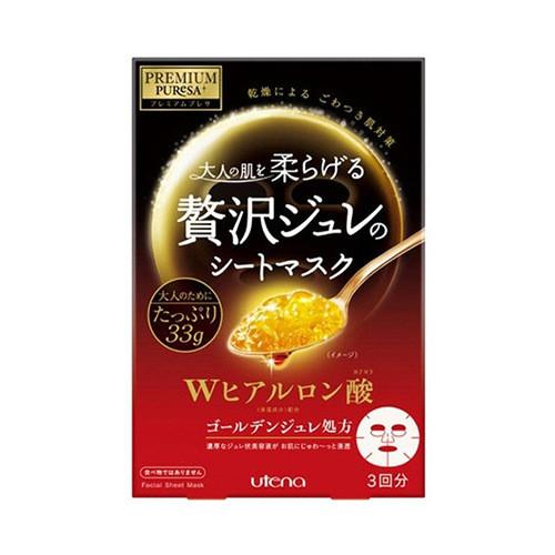 Utena Premium Puresa Golden Jelly Gelee Mask Hyaluronic Acid 3sheets