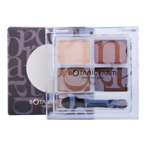 Botanic Farm Garden Flower 4 Color Eyeshadow Palette Cookie Brown 1pc