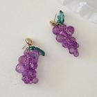Acrylic Grapes Dangle Earring As Shown In Figure - One Size