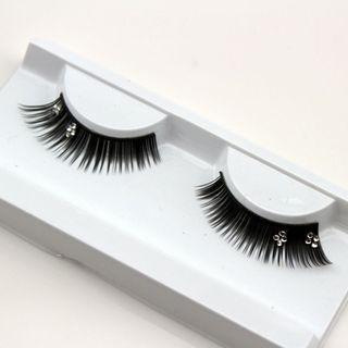Statement Rhinestone False Eyelash Z010