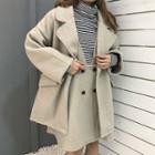 Buttoned Coat / Buttoned Jumper Skirt