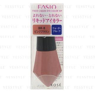 Kose - Fasio Liquid Eye Color Waterproof (#br8 Pink Brown) 1 Pc