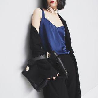 V-neck Satin Camisole Top