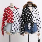 Two-face Polka-dot Blouse