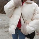 Sherpa-fleece Trim Puffer Jacket