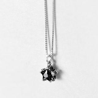 925 Sterling Silver Rhinestone Star Pendant