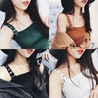 Buckled Knit Camisole Top