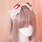 Lace Bow-accent Hair Band