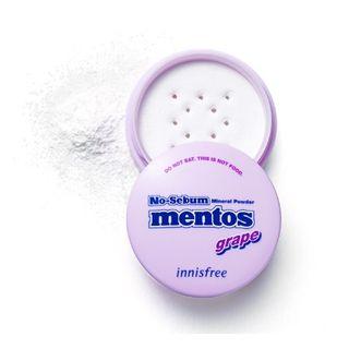 Innisfree - No Sebum Mineral Powder Mentos Edition - 6 Types #04 Grape