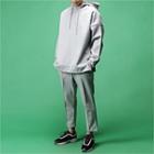 Set: Oversized Hoodie + Seam-trim Sweatpants