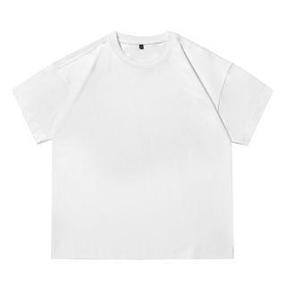 Short -sleeve Plain T-shirt