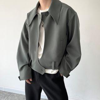 Irregular Button Jacket
