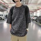 Zebra Printed T-shirt