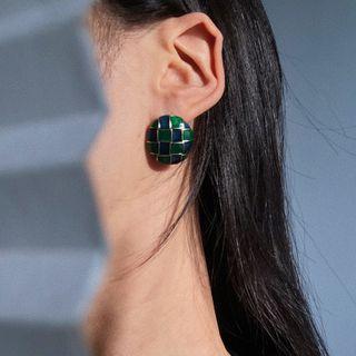 Check Glaze Earring