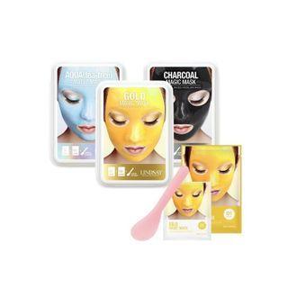Lindsay - Magic Mask Tray Set - 3 Types Charcoal