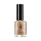 Missha - Self Nail Salon Glitter Look (#g027 Gold Soleil) 8ml