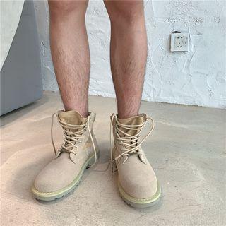 Platform Lace Up Short Boots / Lace Up Shoes