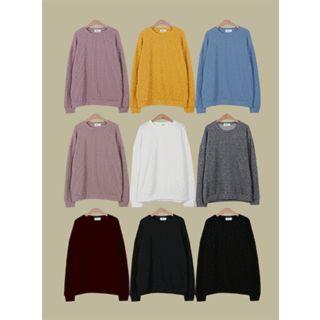 Drop-shoulder Pullover In 9 Colors