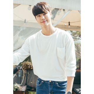 Pocket-accent Long-sleeve T-shirt