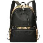 Camouflage Panel Canvas Backpack