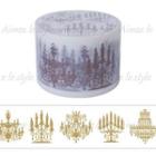 Aimez Le Style Masking Tape Primaute Wide Chandelier Bronze