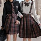 Plaid A-line Skirt (various Designs)