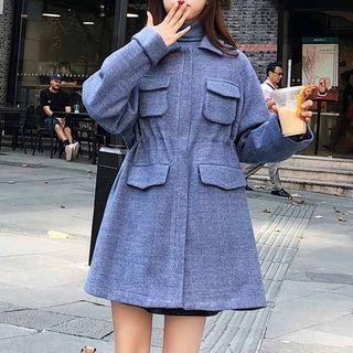 Multi-pocket Zip Coat