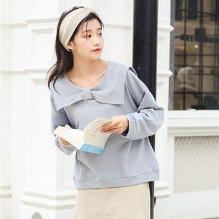 Plain Collared Pullover