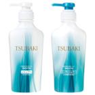 Shiseido - Tsubaki Smooth Hair Set (blue): Shampoo 315ml + Conditioner 315ml 2 Pcs