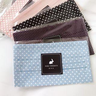Handmade Polka Dot Print Cotton Face Mask Cover(child)