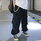 Couple Matching Pocket Cargo Pants / Chain