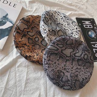Snake Pattern Beret