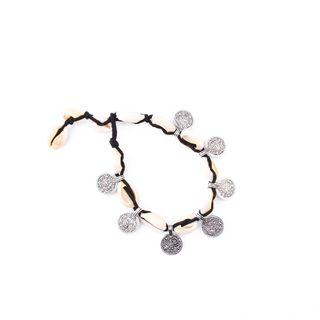 Set: Coin Pendent Anklet + Necklace H0065 - One Size