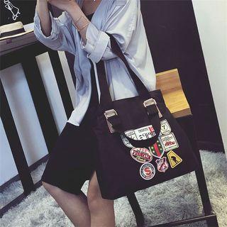 Patched Shoulder Bag
