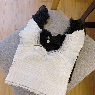 Ruffle Lace Camisole Top