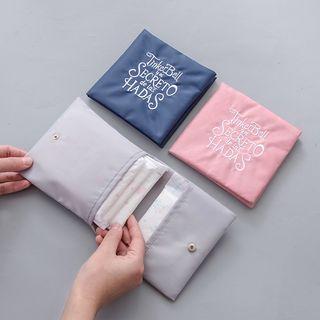 Lettering Sanitary Pouch
