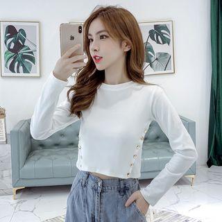 Cropped Buttoned Top