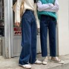 Straight-cut Jeans / Wide Leg Jeans