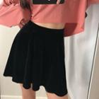 A-line Velvet Skirt