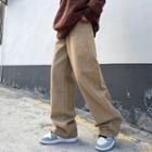 Mid Rise Wide Leg Pants