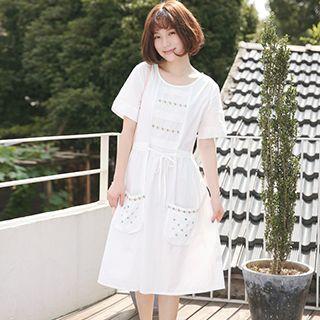 Floral Short-sleeve Dress