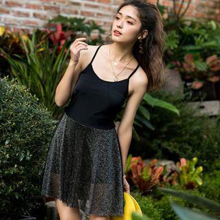 Set: Open Back Swimdress + Cover-up