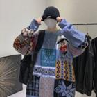 Round-neck Bear Oversize Sweater