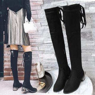 Bow Over The Knee Boots