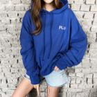Play Lettering Oversized Hoodie