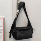 Mesh Panel Lightweight Crossbody Bag