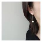 Bow Faux Pearl Alloy Dangle Earring 1 Pair - Clip-on Earrings - Gold - One Size