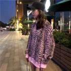 Leopard Print Pullover As Shown In Figure - One Size