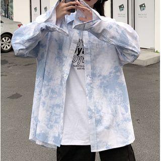 Tie-dye Long Sleeve Shirt