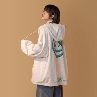 Smiley Face Reversible Hooded Jacket